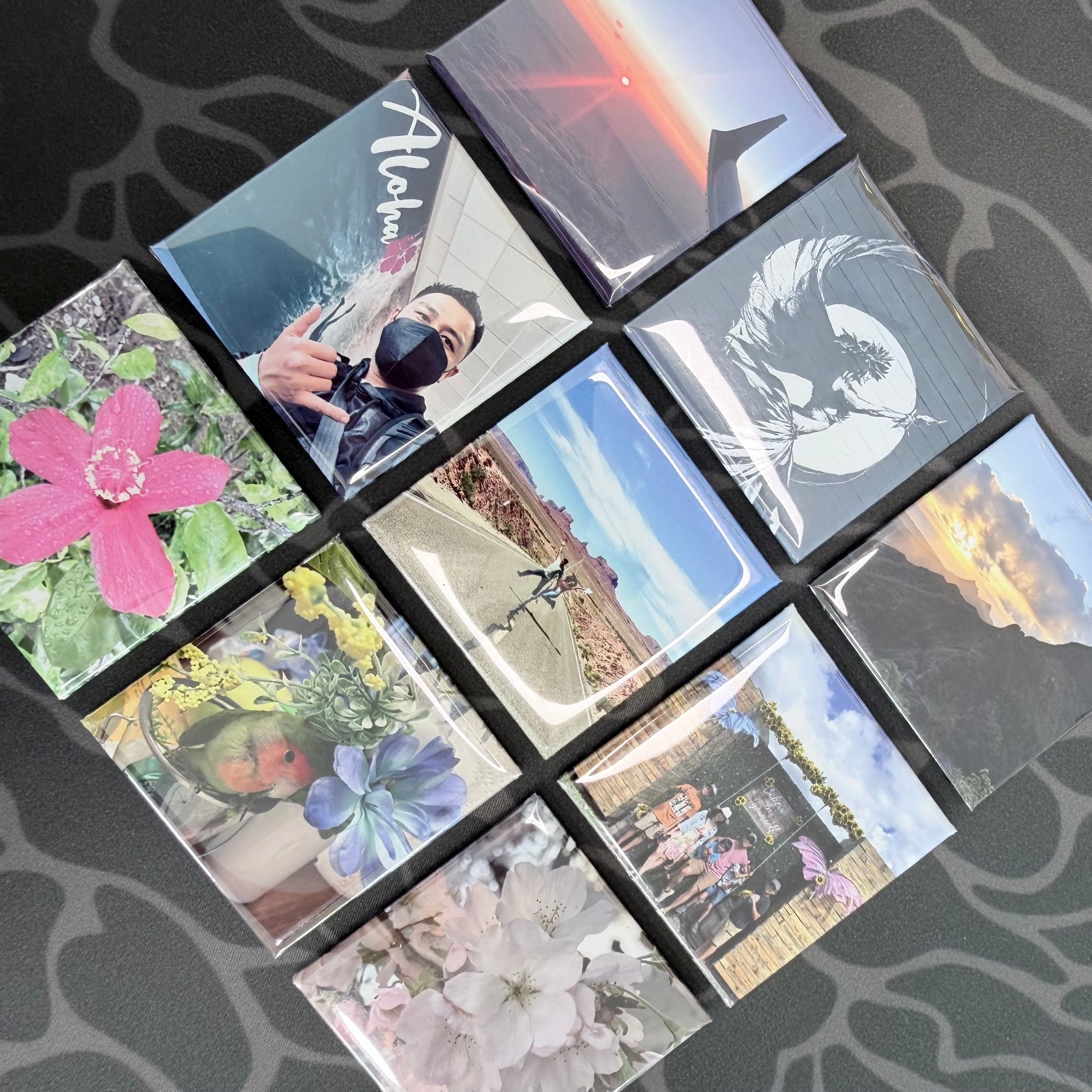 Custom Photo Magnets - 2x2" 9 Set